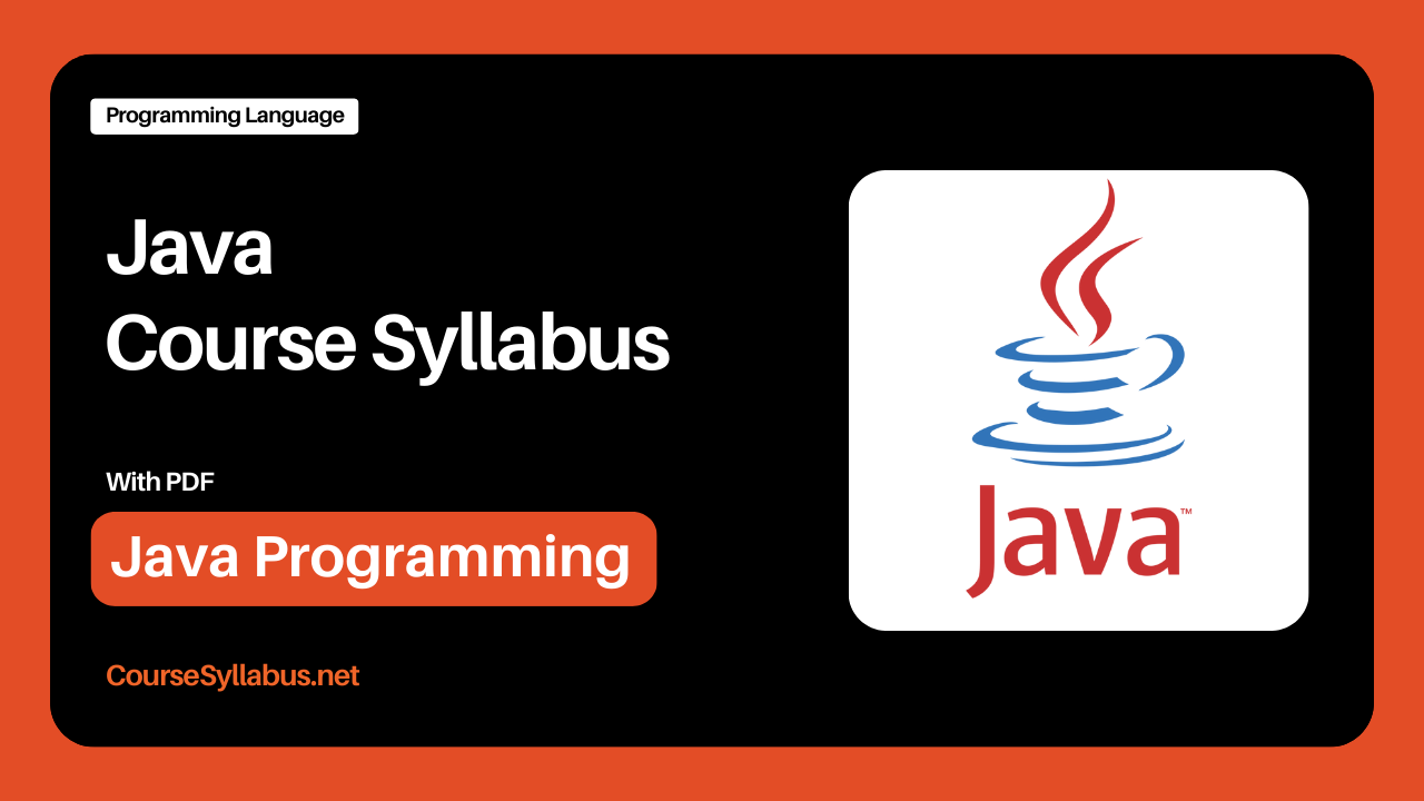 You are currently viewing Java Programming Course Syllabus with PDF